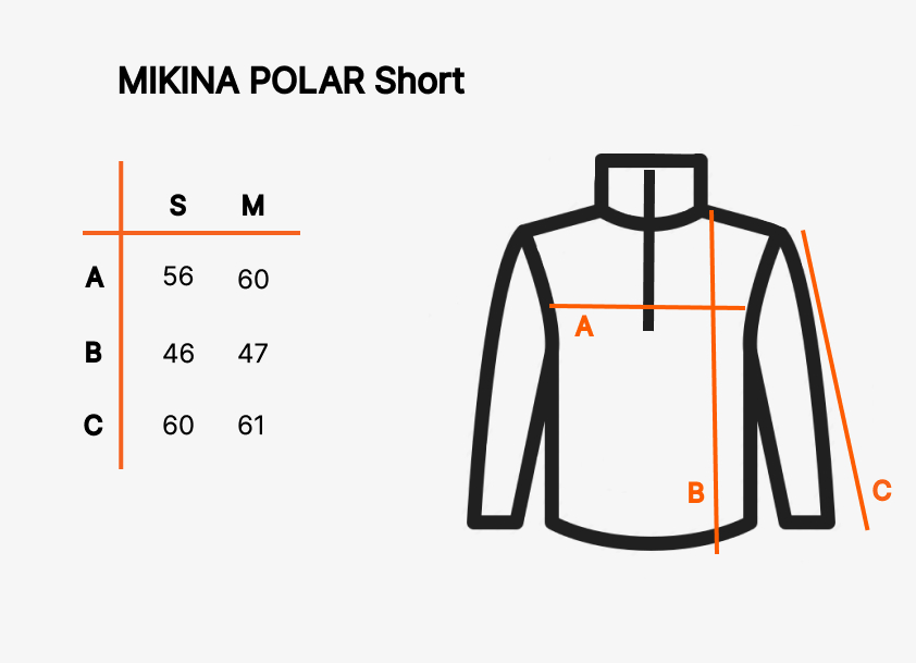 mikina polar short